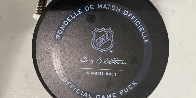 hockey pucks sensors data