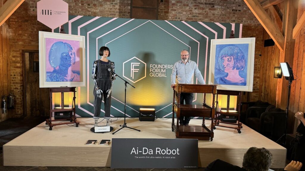 Ai-Da at the Founders Forum